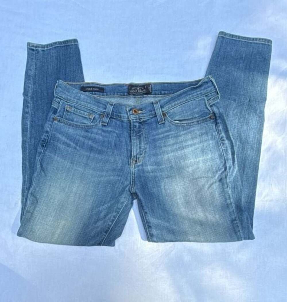 Lucky Brand Charlie Skinny Jeans Medium Wash Women's Size 10/30